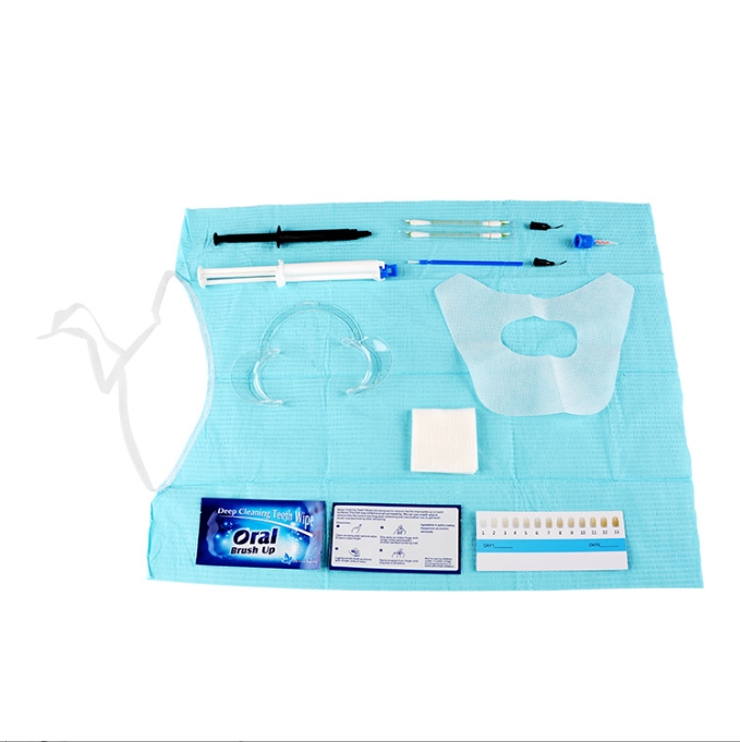 Teeth Whitening Kit - プロフェッショナル歯のホワイトニングデュアルバリアキット 35% HPシリンジ クリニックキット ブリーチングジェル クリニック用