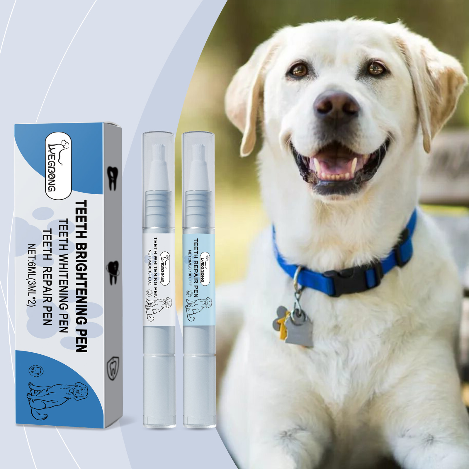 犬や猫用の歯のホワイトニングペンセット。歯垢や汚れを除去し、 - Teeth Whitening Pens のレビューと価格