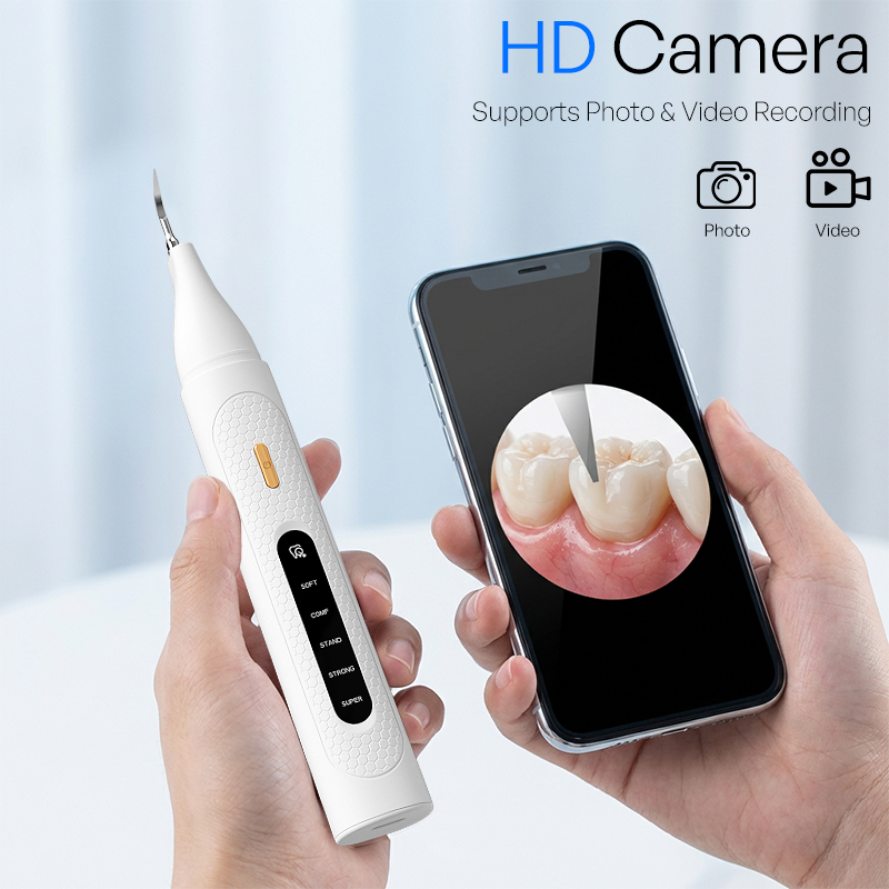 カメラ付き視覚超音波歯クリーナー 5 モード電動歯科用スケー - Teeth Whitening Mouthwash のレビューと価格