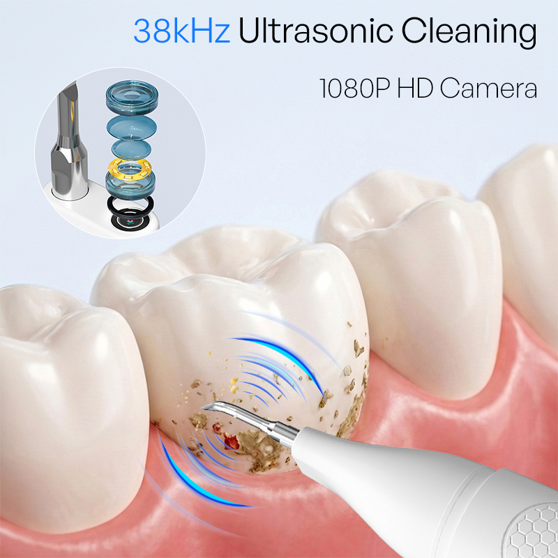 カメラ付き視覚超音波歯クリーナー 5 モード電動歯科用スケー - Teeth Whitening Mouthwash のレビューと価格