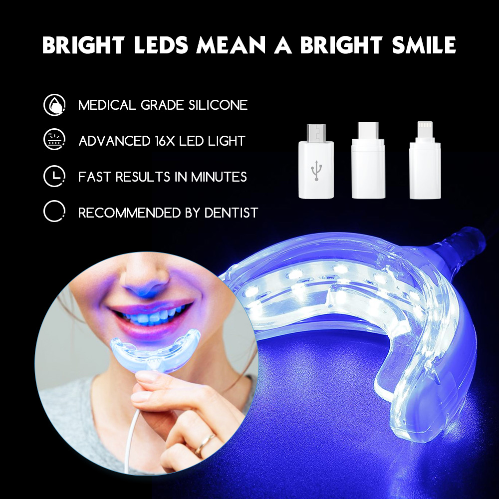 Luxsmile-歯のホワイトニングペン,LEDライト付きU - Teeth Whitening Pens のレビューと価格