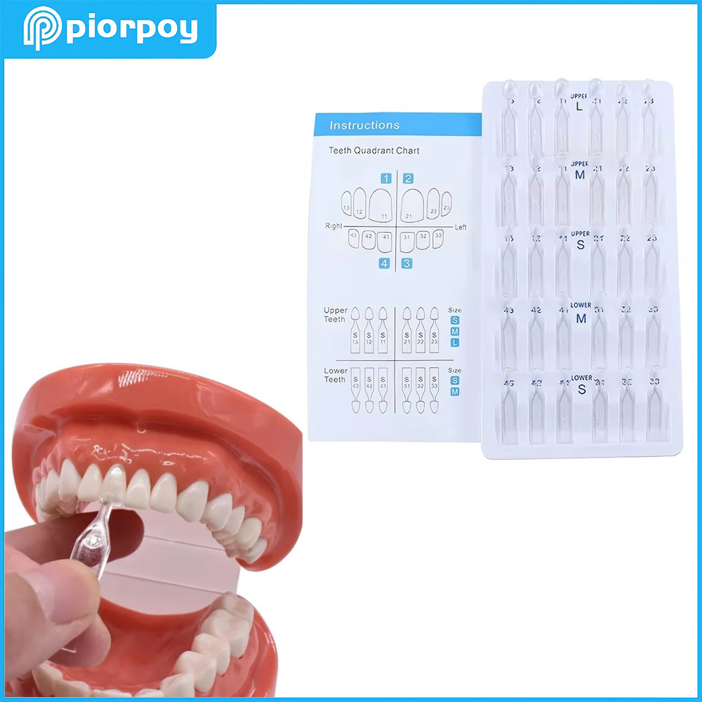 PIORPOY 歯科複合樹脂ベニアモールド 30 ピース/箱 - Teeth Whitening Moulds のレビューと価格
